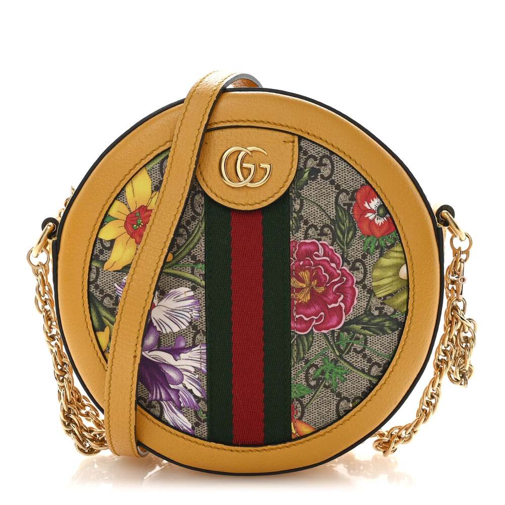 Gucci Gg Supreme Flora Web Mini Ophidia #234646G11B